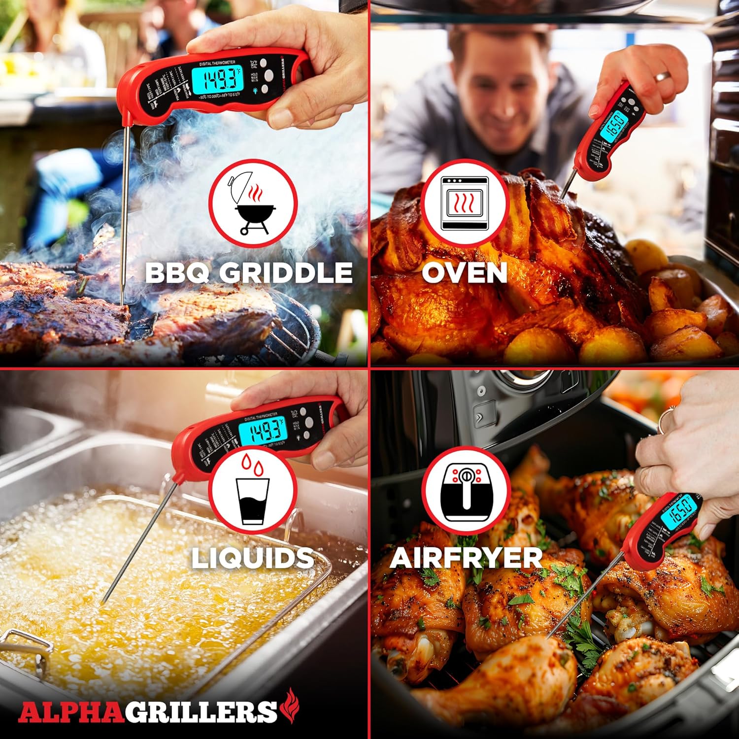 Alpha Grillers Digital Meat Thermometer Review – Speed, Accuracy, and Reliability - Image 2